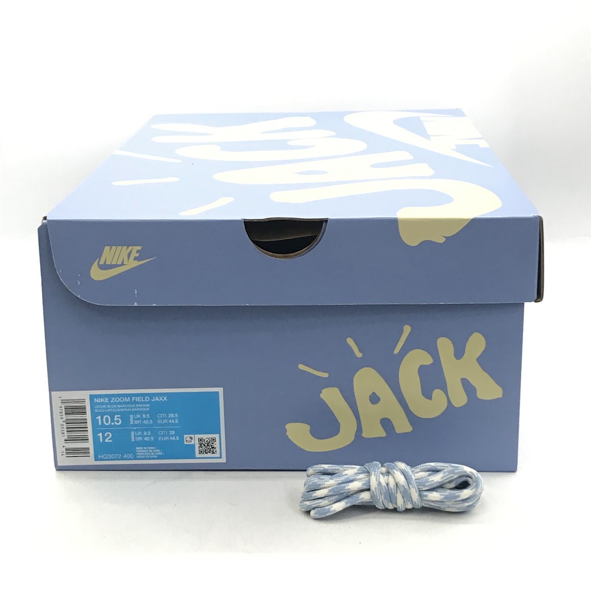 NIKE | ナイキ ZOOM FIELD JAXX “LECHE BLUE” スニーカー HQ3072-400 ブルー 28.5cm【倉吉店】