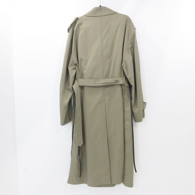 【中古】stein | シュタイン OVERSIZED TRENCH COAT トレンチコート 404-1 2022A/W ベージュ サイズ:M