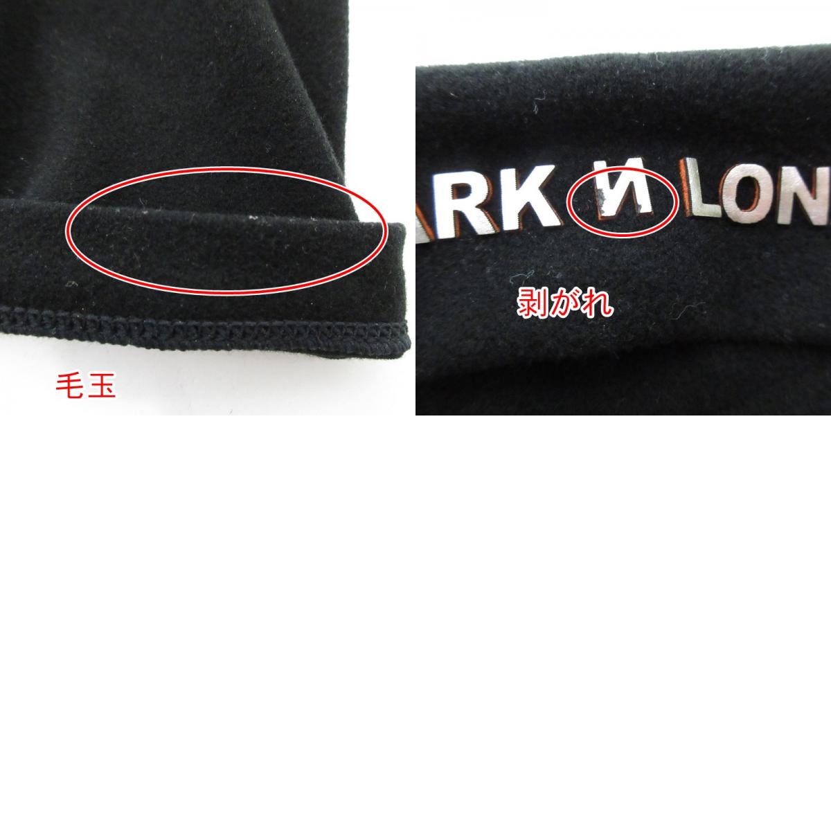 MARK&LONA | MARK&LONA Be Alive Micro Fleece Tops Cut-and-sew ML-18W-U02 Black Size: 46
