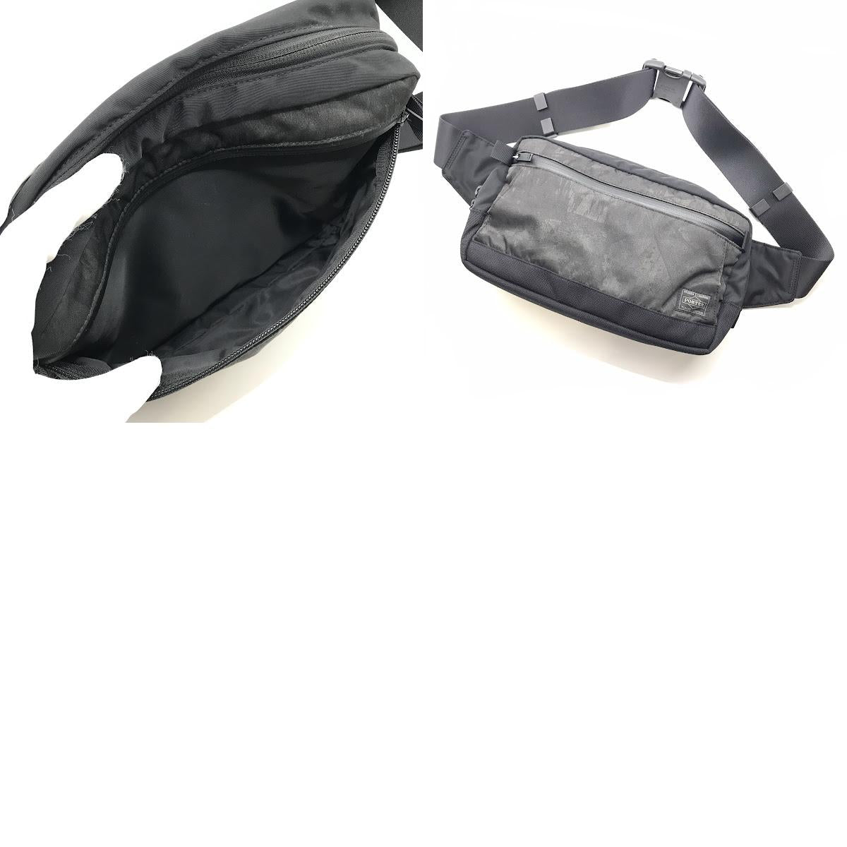 PORTER | ポーター DARK FOREST ダークフォレスト WAIST BAG(L) ウエストバッグ 659-05147 ブラック【倉吉店】