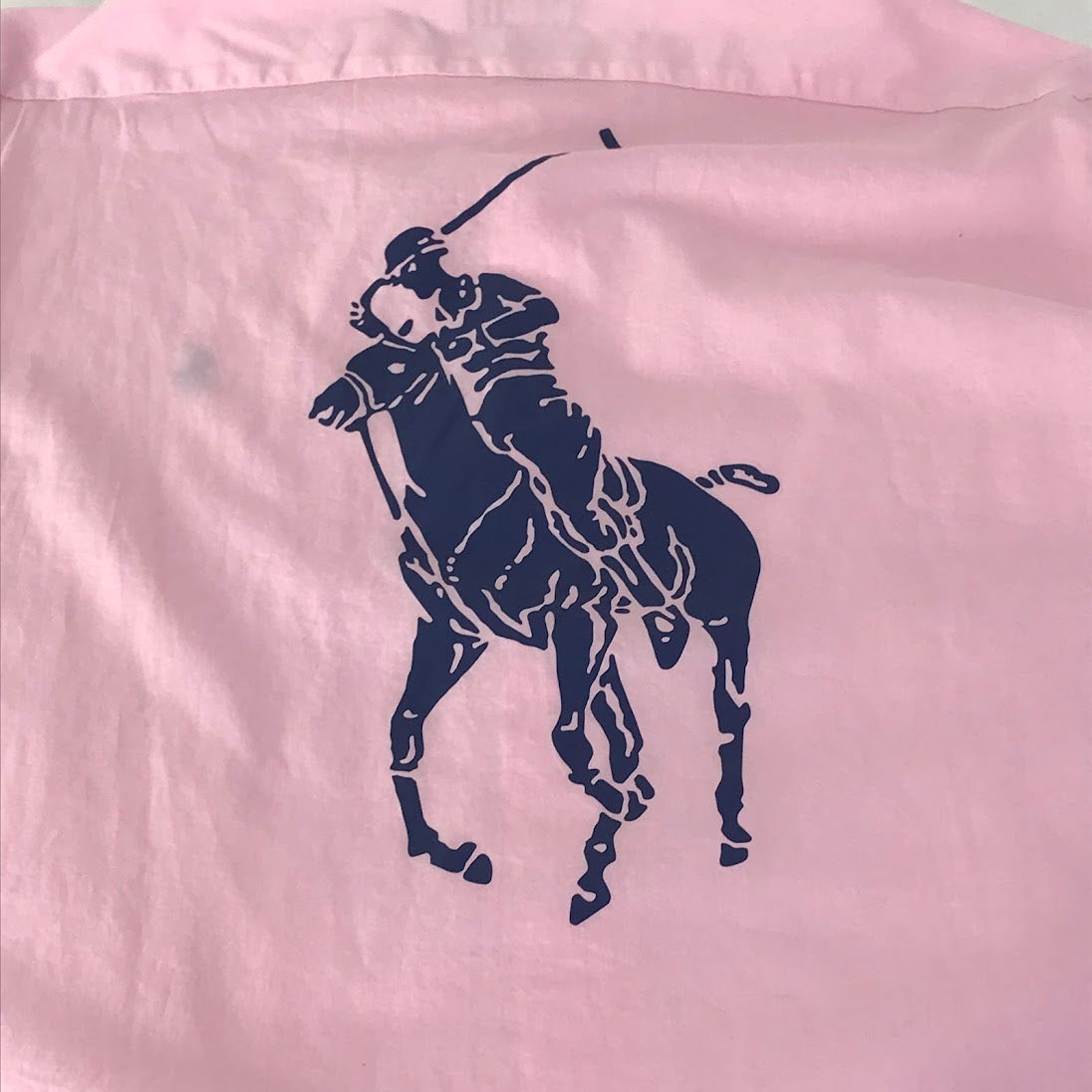 POLO RALPH LAUREN | ポロ・ラルフローレン バックプリント(ポニー) 長袖シャツ ピンク サイズ:XL【倉吉店】