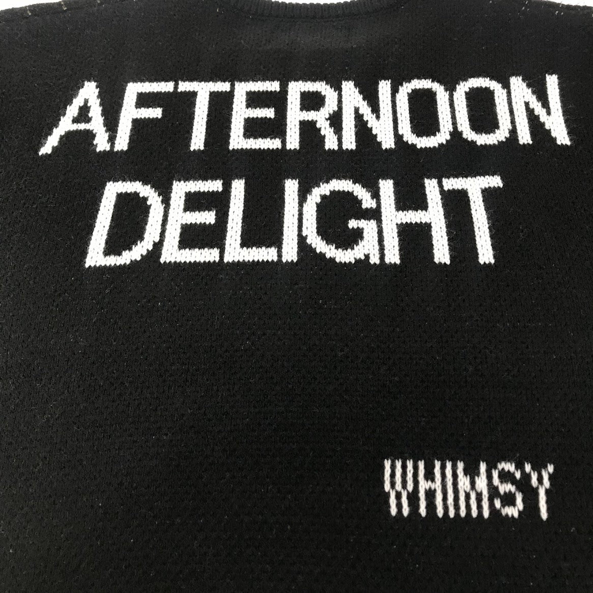 WHIMSY SOCKS | ウィムジーソックス AFTERNOON DELIGHT SWEATER 総柄ニット セーター WMS-25AW4-004 サイズ:XL【倉吉店】