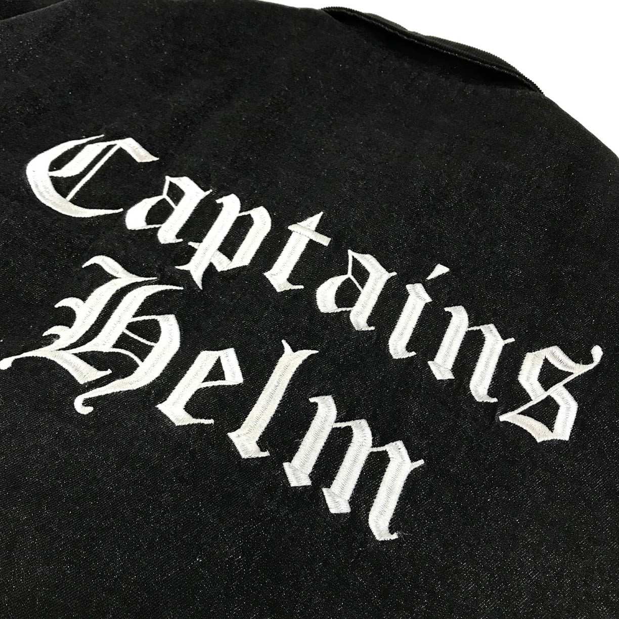CAPTAINS HELM | キャプテンズヘルム LOGO DENIM COACH JKT デニムコーチジャケット ブルゾン ブラック サイズ:XL【倉吉店】