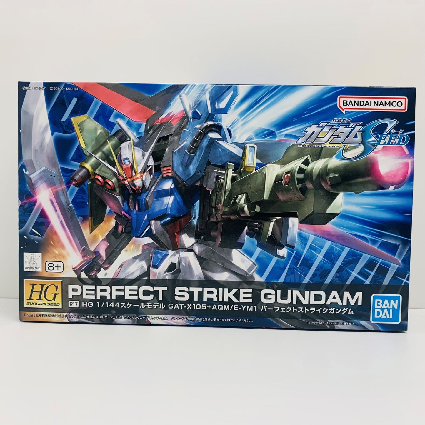 【中古】 機動戦士ガンダムSEED プラモデル パーフェクトストライクガンダム HG R17GAT-X105+AQM/E-YM1 1/144【飾磨店】