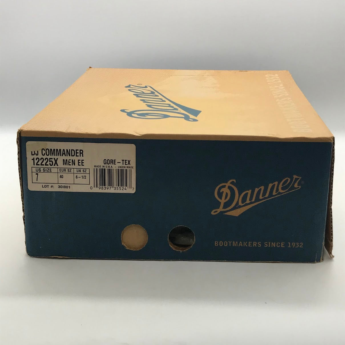 Danner | ダナー DJ COMMANDER DJコマンダー ブーツ 12225X ブラック×ベージュ 25cm【倉吉店】
