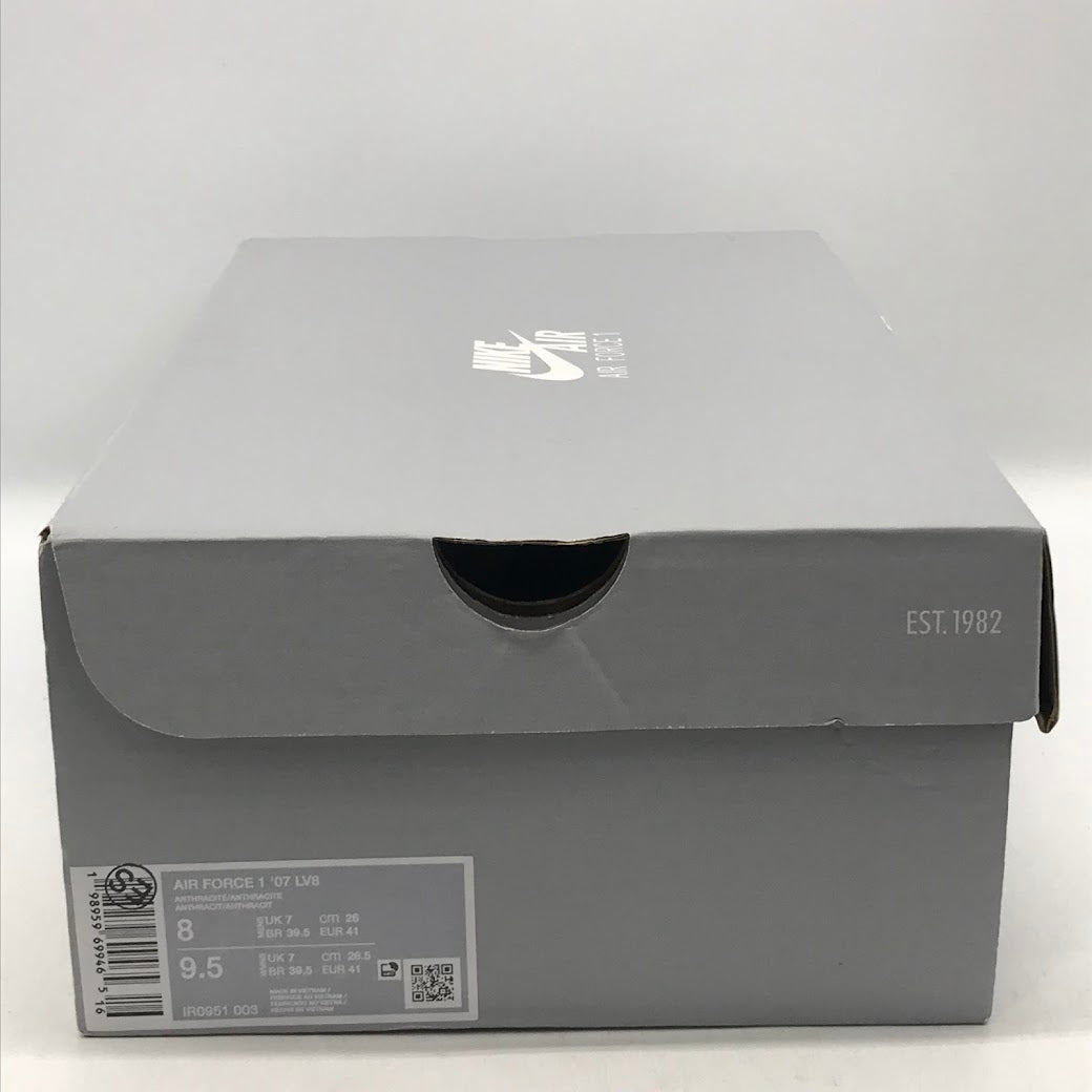 NIKE | ナイキ AIR FORCE 1 ’07 LV8 DENIM エアフォース1 デニム スニーカー IR0951-003 ブラック 26cm【倉吉店】