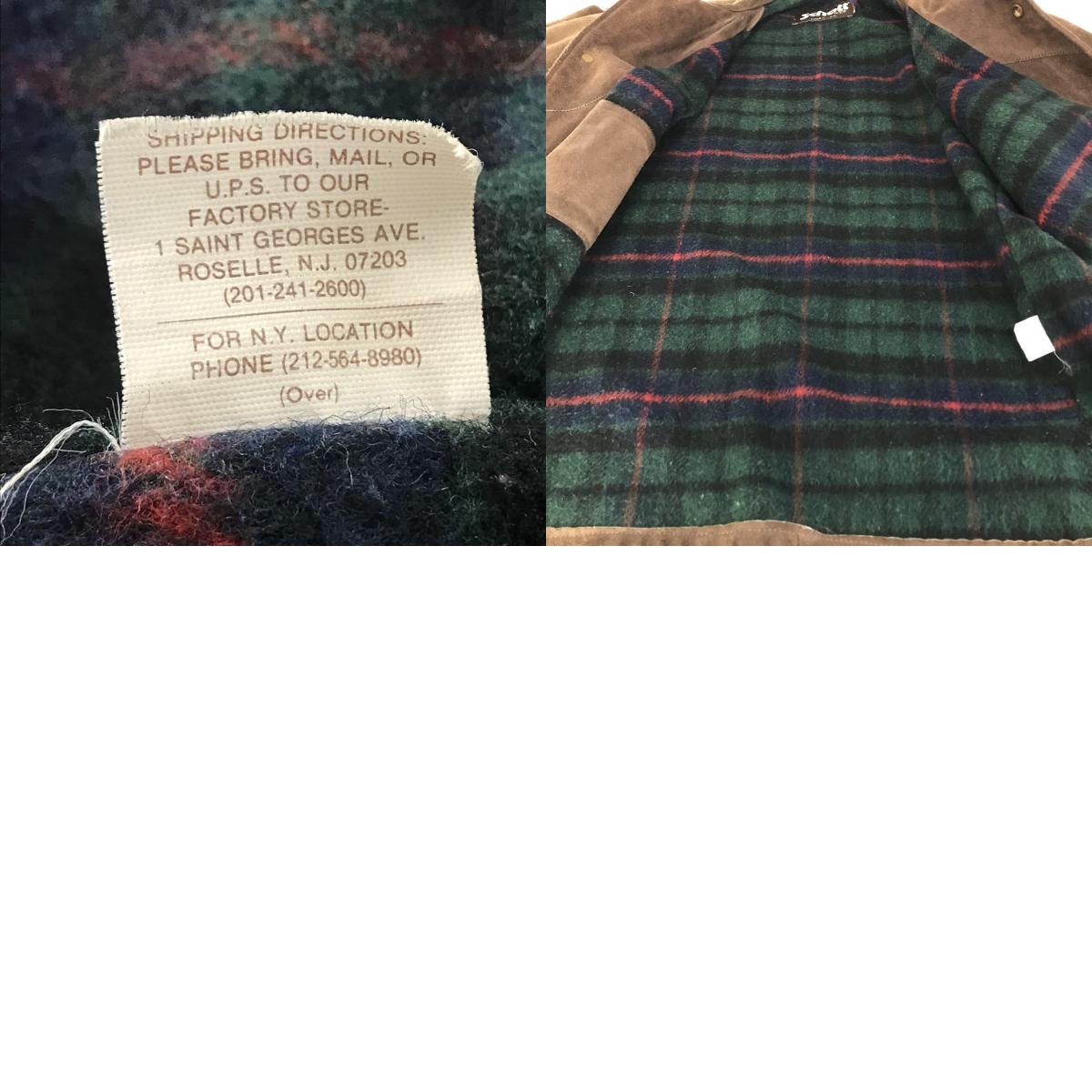 schott | ショット スウェードレザーカバージャケット その他アウター ブラウン サイズ:42【倉吉店】