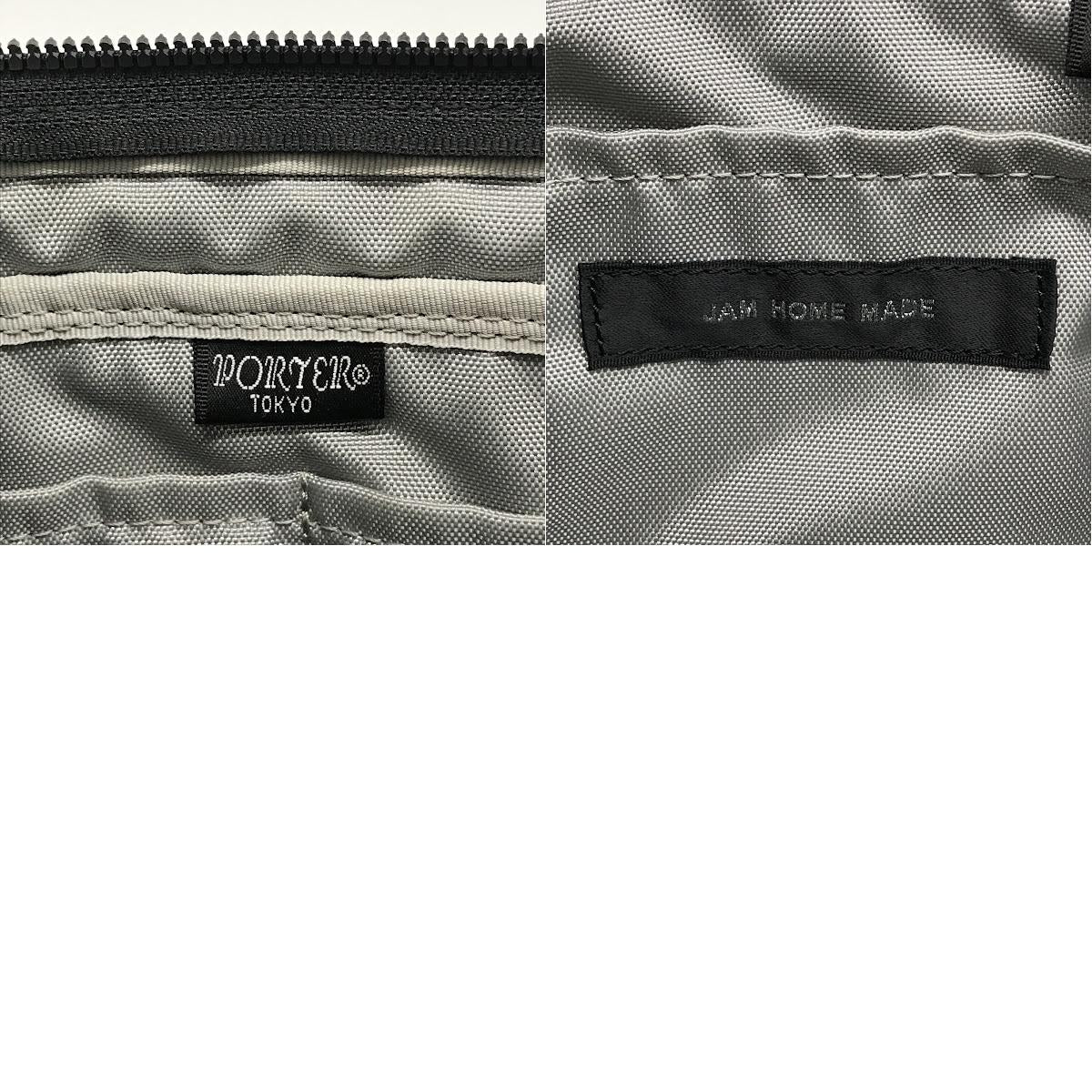 PORTER | ポーター × JAM HOME MADE(ジャムホームメイド) BANANA BAG バナナバッグ ショルダーバッグ ブラック【倉吉店】