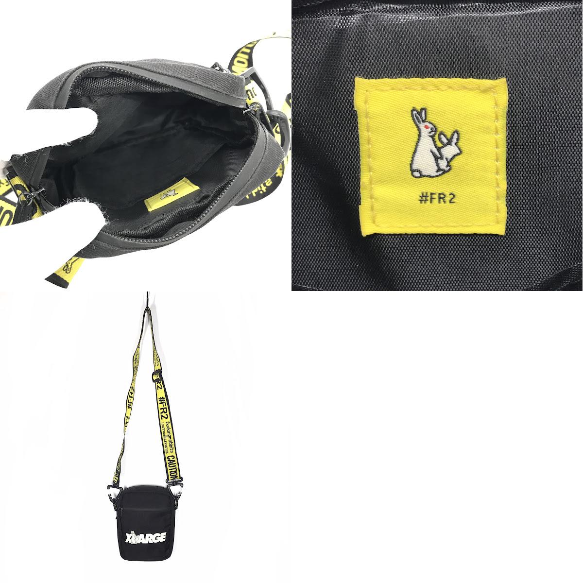 X-LARGE | エクストララージ ×FR2 ショルダーバッグ ブラック【倉吉店】