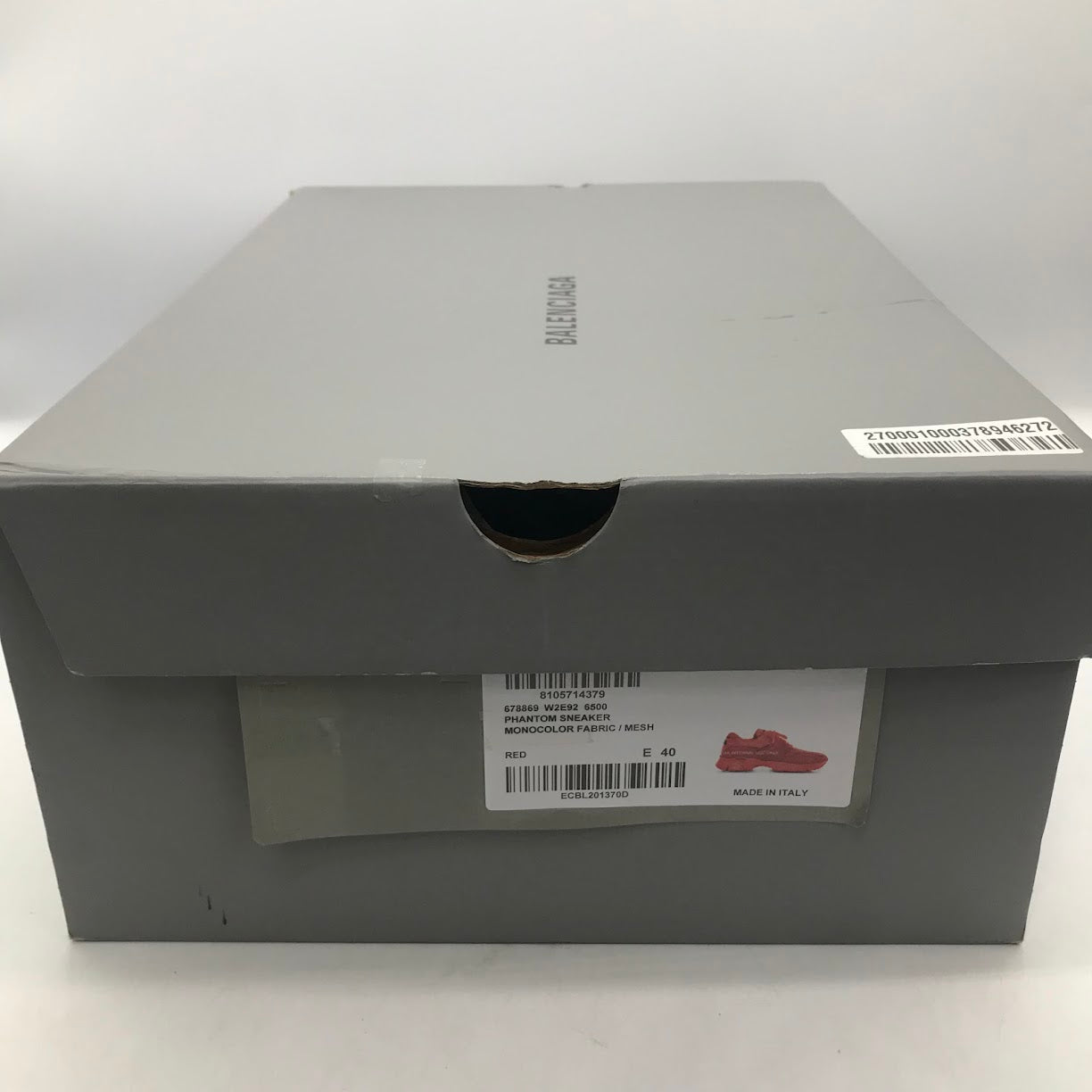 BALENCIAGA | バレンシアガ PHANTOM スニーカー 678869 W2E92 レッド 26.5cm【倉吉店】