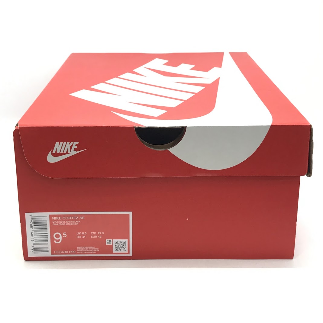 NIKE | ナイキ Cortez SE Tiempo Pack 'Metallic Cool Grey' スニーカー HQ3490-099 メタリッククールグレー 27.5cm【倉吉店】