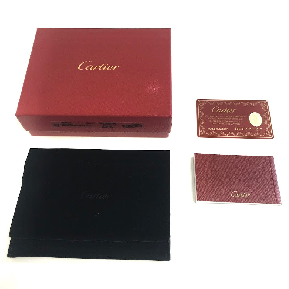 CARTIER | カルティエ パシャ ドゥ カルティエ 二つ折り財布 L3000128 ブラック【倉吉店】