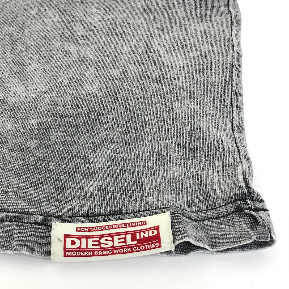 DIESEL | ディーゼル ダメージ加工半袖Tシャツ 半袖Tシャツ チャコールグレー サイズ:M【倉吉店】