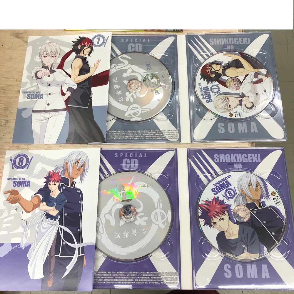 食戟のソーマ 全8巻セット【姫路東店】
