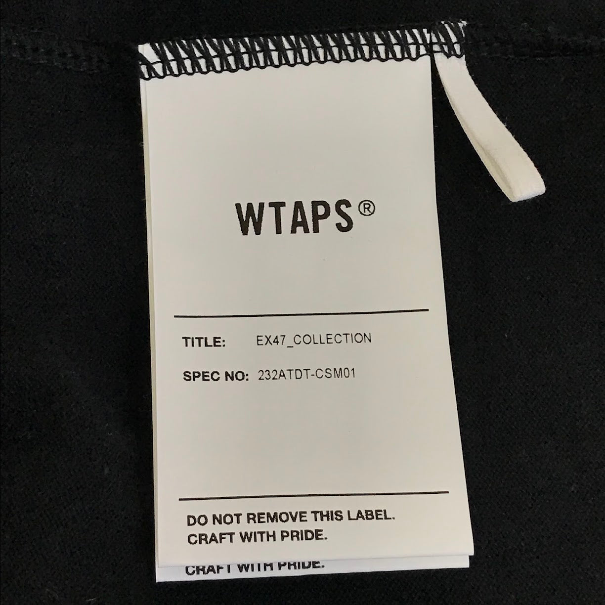 W)TAPS | ダブルタップス 23SS OBJ DISARMAMENT T-shirt 半袖Tシャツ 232ATDT-CSM01 ブラック サイズ:4【倉吉店】