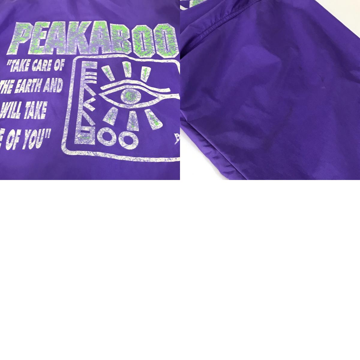 PEEKABOO|ピーカブー コーチジャケット ナイロンジャケット パープル サイズ:L【倉吉店】