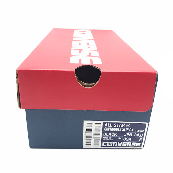 CONVERSE | コンバース ALL STAR CUPNOODLE SLIP OX スニーカー 1SD272 ブラック 24cm【倉吉店】