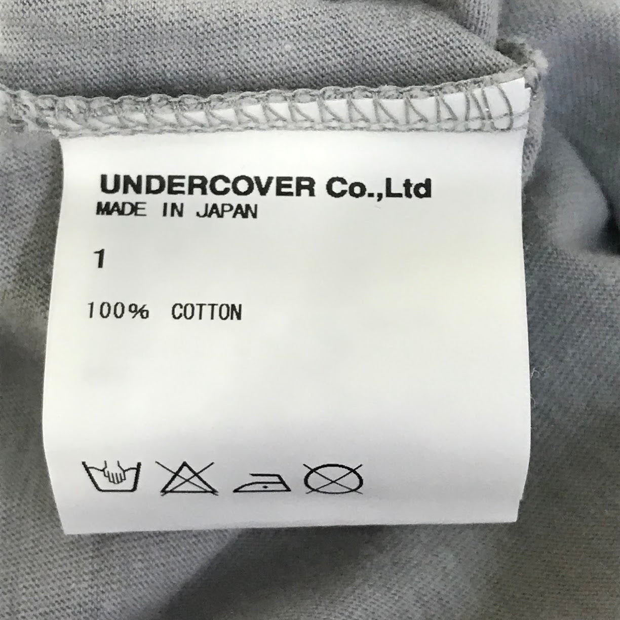 UNDERCOVER ism | アンダーカバーイズム グラフィック 半袖Tシャツ グレー サイズ:1【倉吉店】