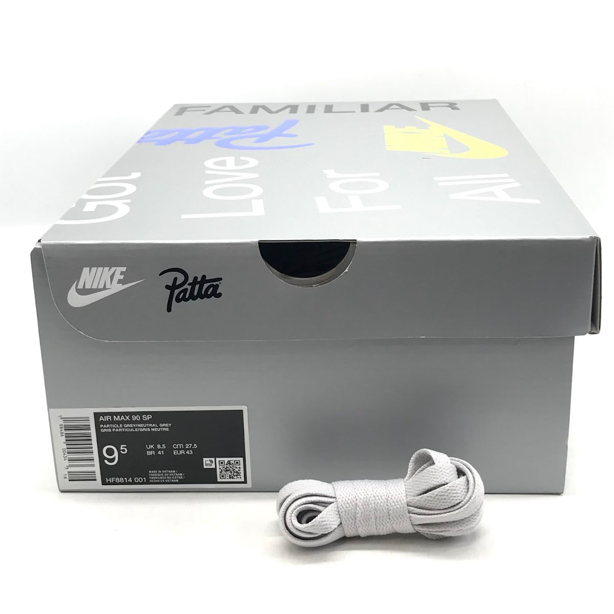 NIKE | ナイキ ×PATTA(パタ) AIR MAX 90 'WAVES' スニーカー HF8814-001 グレー 27.5cm【倉吉店】