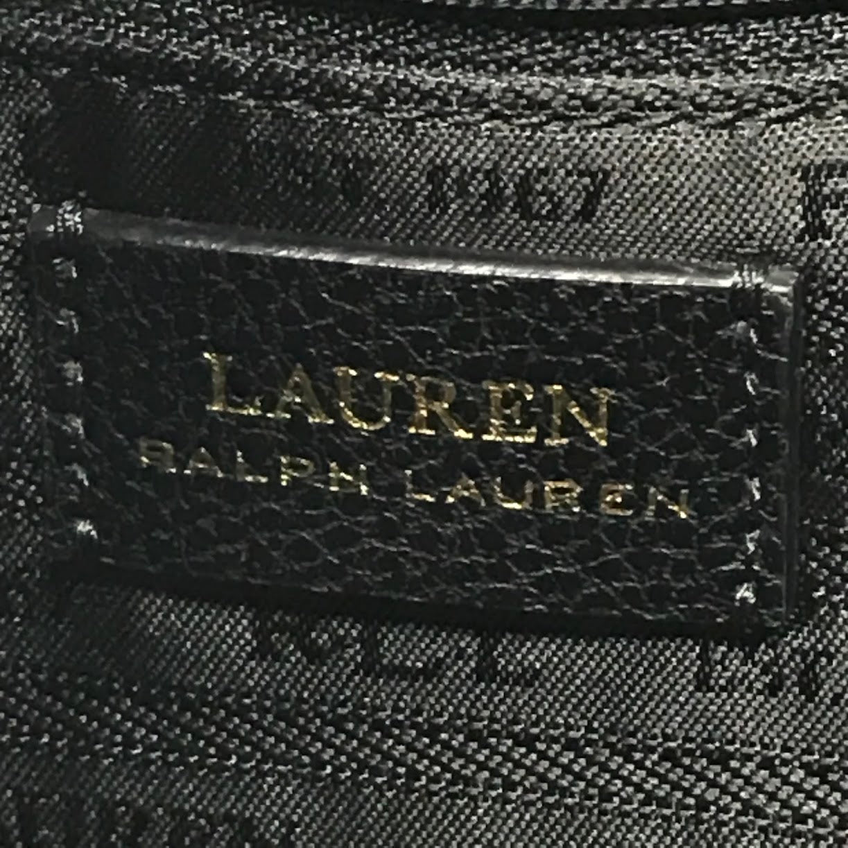 RALPH LAUREN | ラルフローレン チェーンレザートートバッグ トートバッグ ブラック【倉吉店】