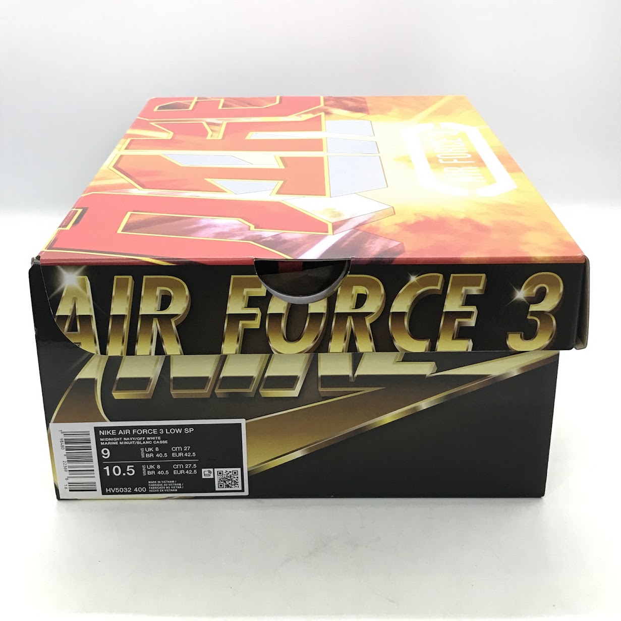 NIKE | ナイキ × NIGO(ニゴー) AIR FORCE 3 LOW SP スニーカー HV5032-400 ネイビー 27cm【倉吉店】