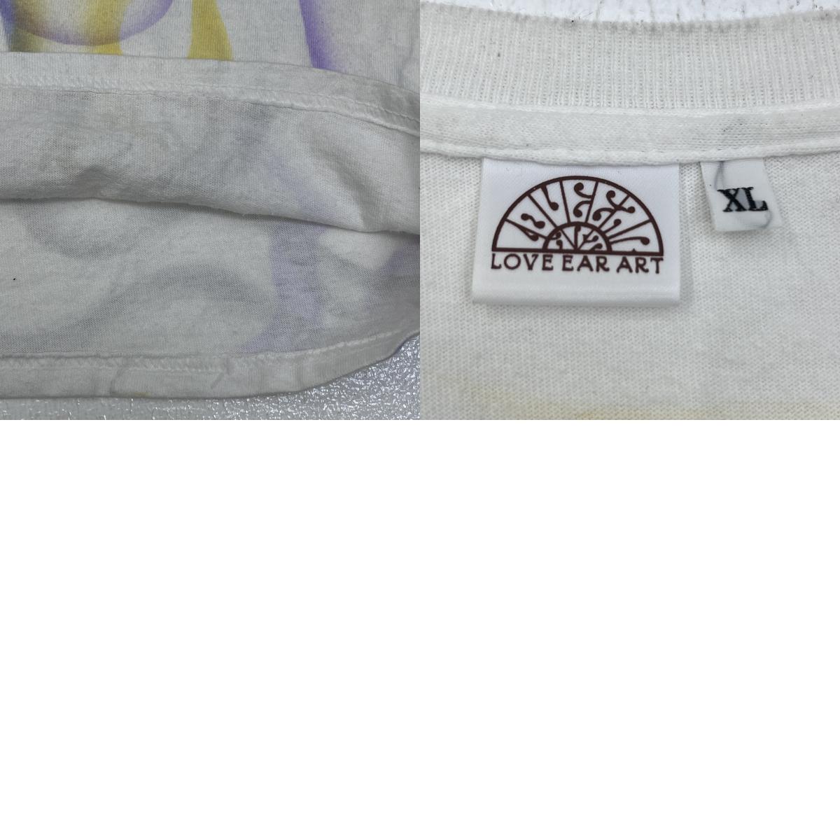 LOVE EAR ART 半袖Tシャツ ホワイト サイズ:XL【加古川店】