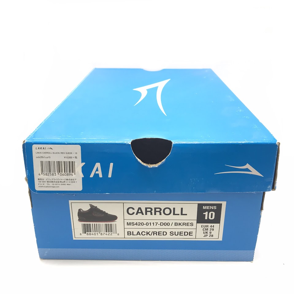 LAKAI|ラカイ CARROLL/THRASHER スニーカー MS420-0117 ブラック 28cm【倉吉店】