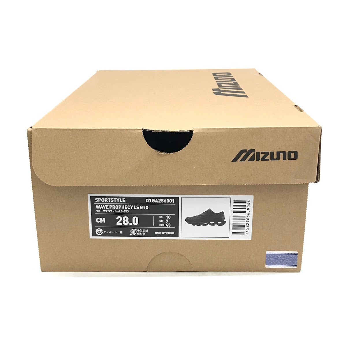 Mizuno | ミズノ WAVE PROPHECY LS GTX ウエーブテクノロジー スニーカー D1GA256001 ブラック 28cm【倉吉店】