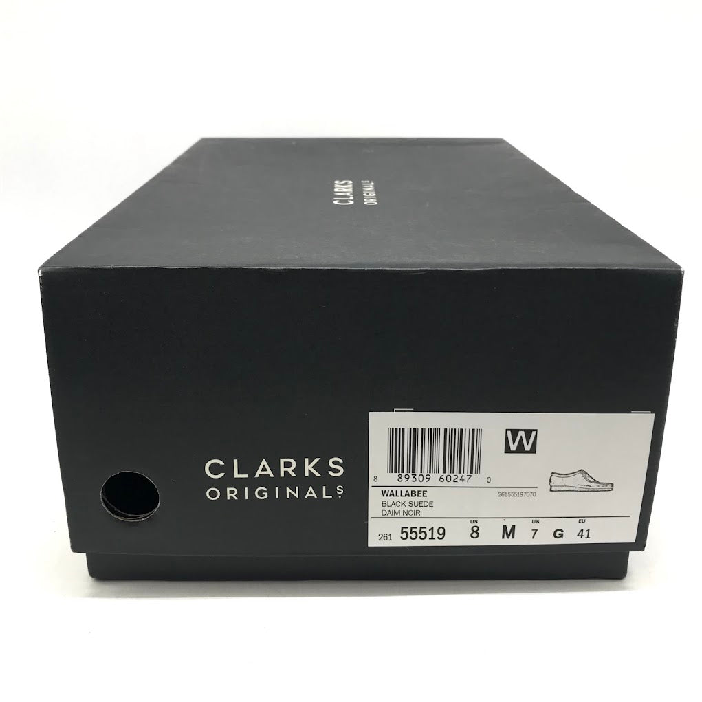 Clarks | クラークス Wallabee Boot ワラビー ブーツ 11826 ブラック 25.5cm【倉吉店】