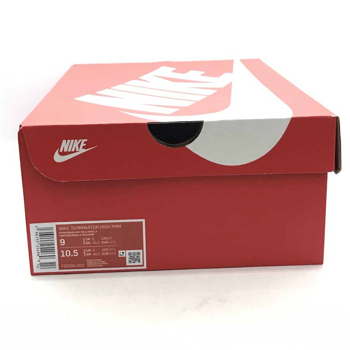 NIKE | ナイキ TERMINATOR HIGH PREMIUM スニーカー FD0394-030 ファントム/ブラック-ペールバニラ 27cm【倉吉店】