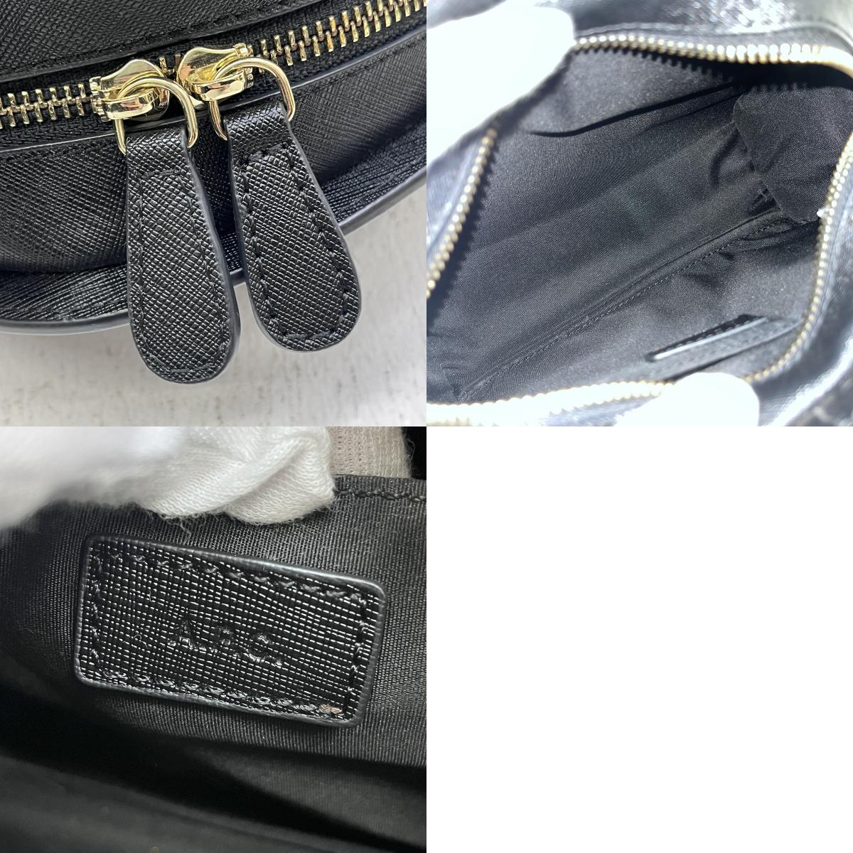 A.P.C | アーペーセー ハーフムーンバッグ ショルダーバッグ ブラック【加古川店】