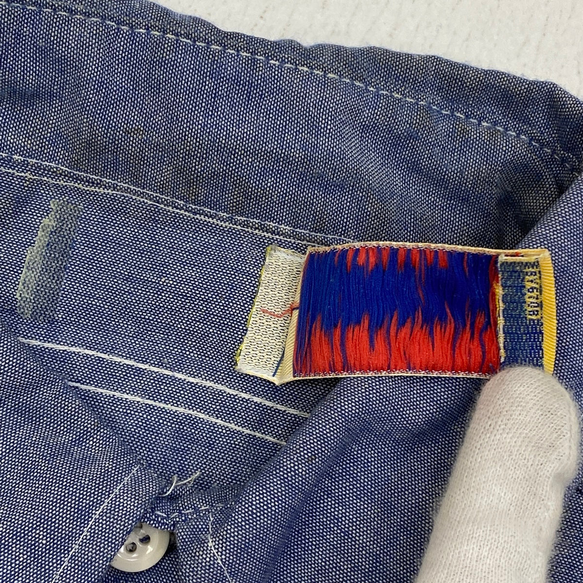 BIG YANK | ビッグヤンク CHAMBRAY SHIRT 70'S 長袖シャツ インディゴ サイズ:M【加古川店】