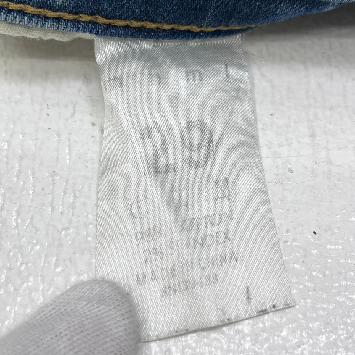 mnml | ミニマル X165 PAISLEY STRETCH DENIM デニムパンツ インディゴ サイズ:29【加古川店】