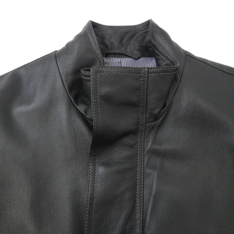 【中古】LANVIN | ランバン レザー 268937 ブラック サイズ:48
