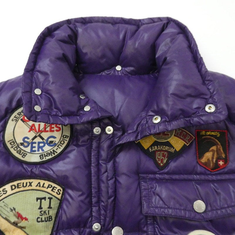 【中古】MONCLER | モンクレール K2 SPECIAL ダウンジャケット Z6H0183 パープル サイズ:2