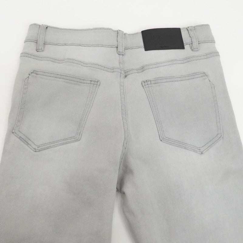 【中古】Retro Engine | レトロエンジン DAMAGE REPAIR GRAY DENIM デニムパンツ 301601230470004 グレー サイズ:L