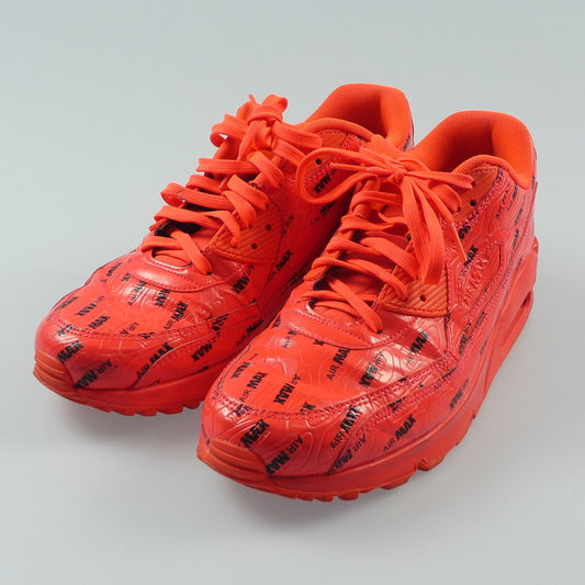 【中古】NIKE | ナイキ AIR MAX 90 PREMIUM スニーカー 700155-604 レッド 27.5cm