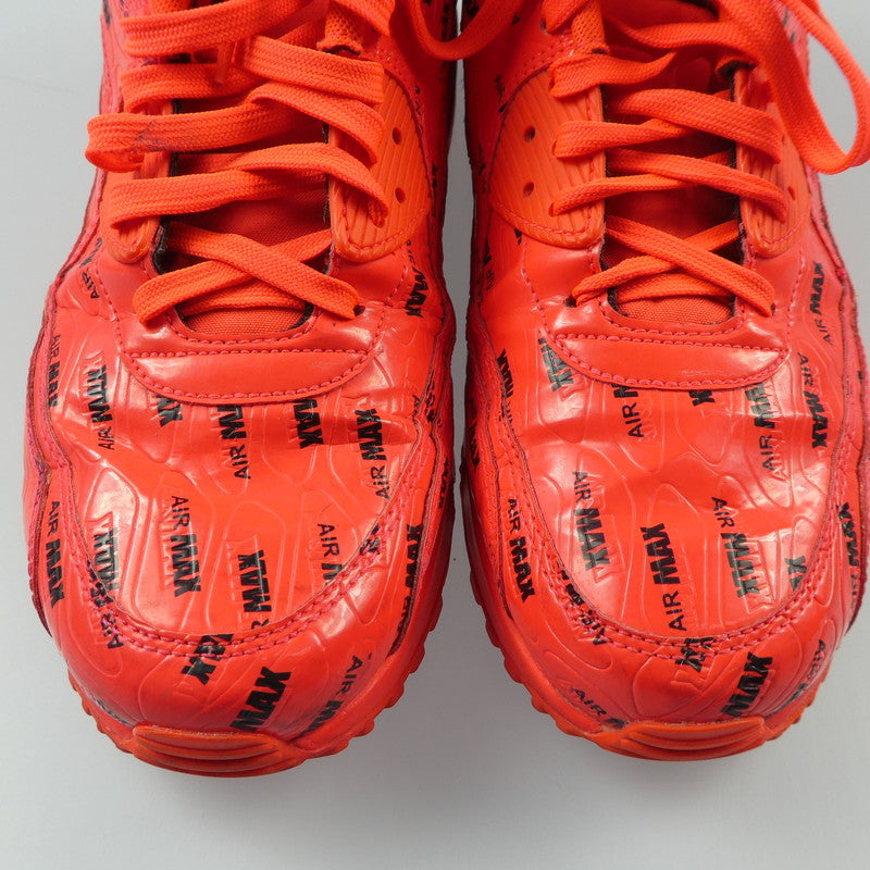 【中古】NIKE | ナイキ AIR MAX 90 PREMIUM スニーカー 700155-604 レッド 27.5cm