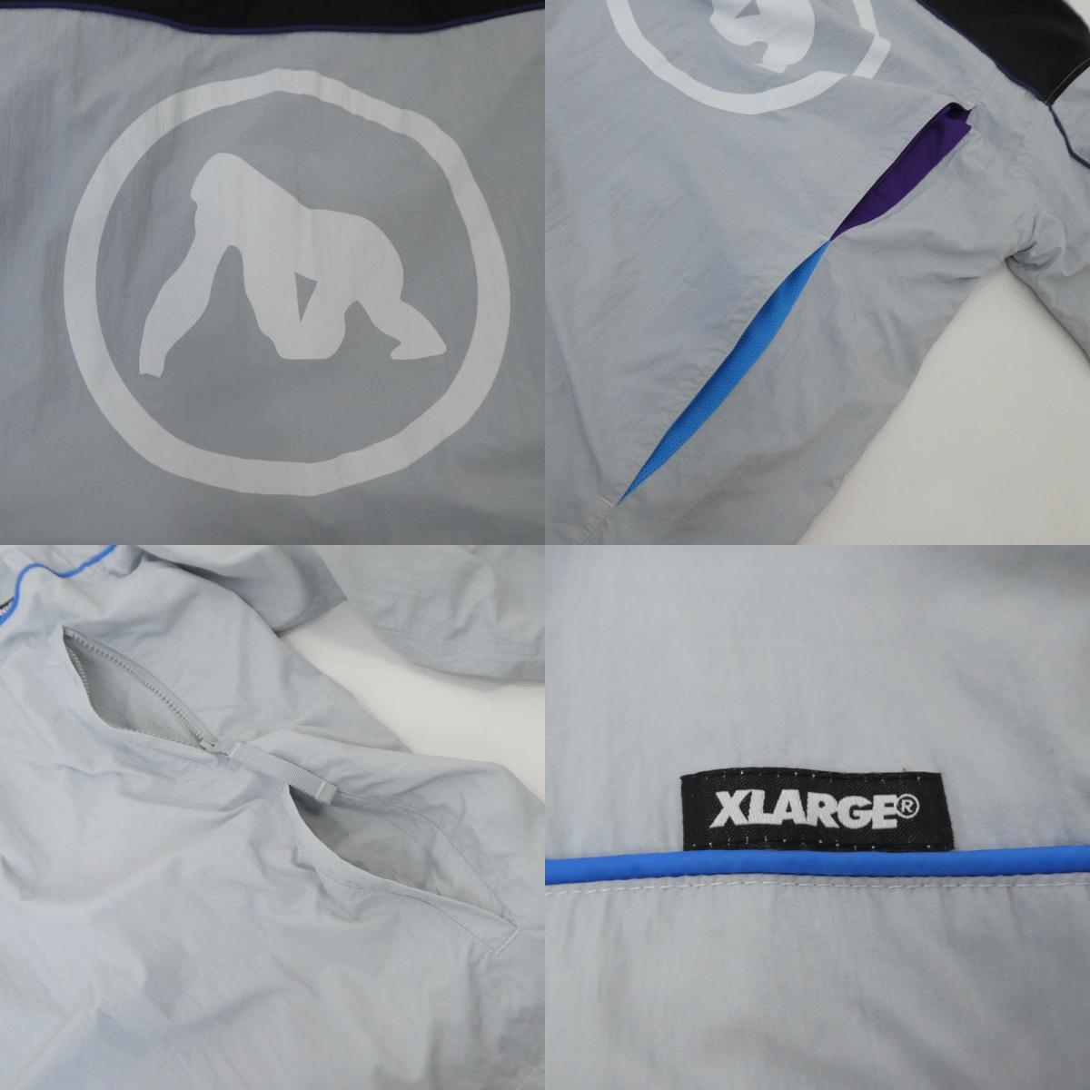 【中古】X-LARGE | エクストララージ ナイロンジャケット 2019A/W グレー