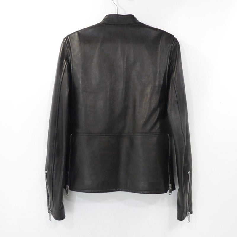 【中古】SAINT LAURENT | サンローラン キースレーサージャケット レザー 362239 Y5YA1 国内正規品 ブラック サイズ:46