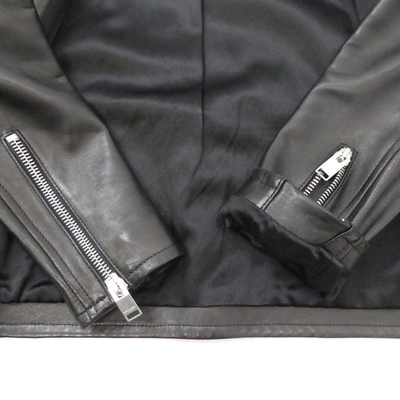 【中古】SAINT LAURENT | サンローラン キースレーサージャケット レザー 362239 Y5YA1 国内正規品 ブラック サイズ:46