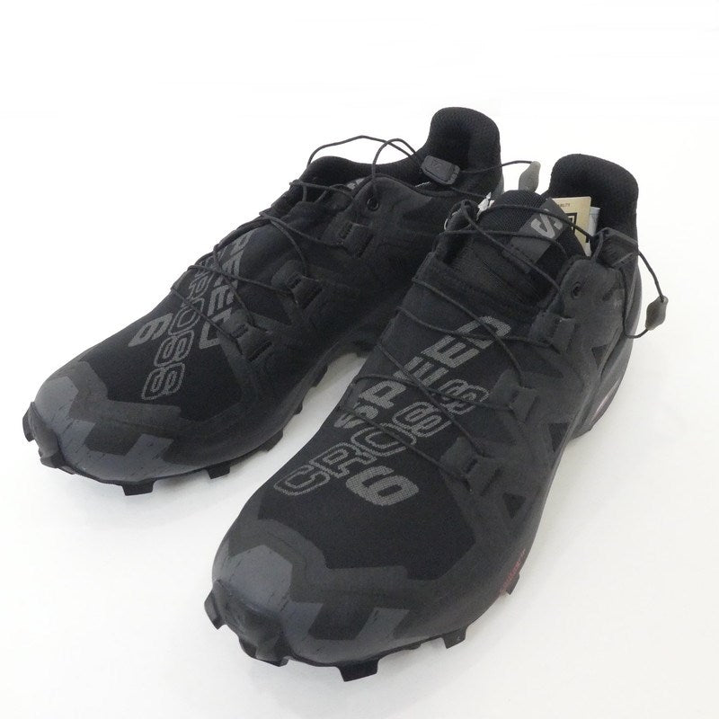 【中古】SALOMON | サロモン SPEEDCROSS 6 GTX スニーカー 417386 ブラック 27cm