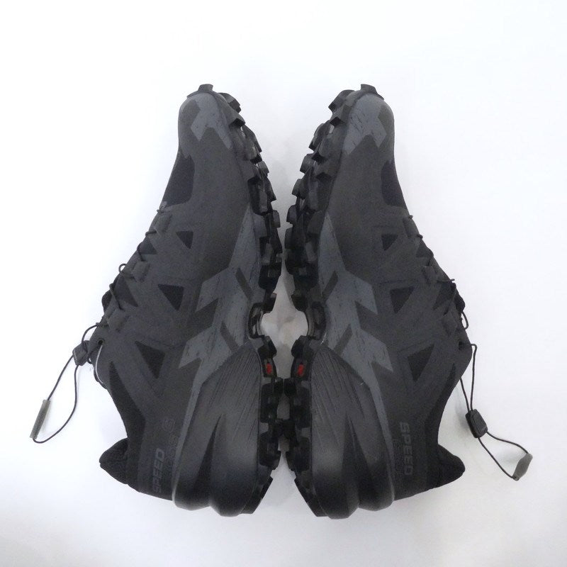 【中古】SALOMON | サロモン SPEEDCROSS 6 GTX スニーカー 417386 ブラック 27cm
