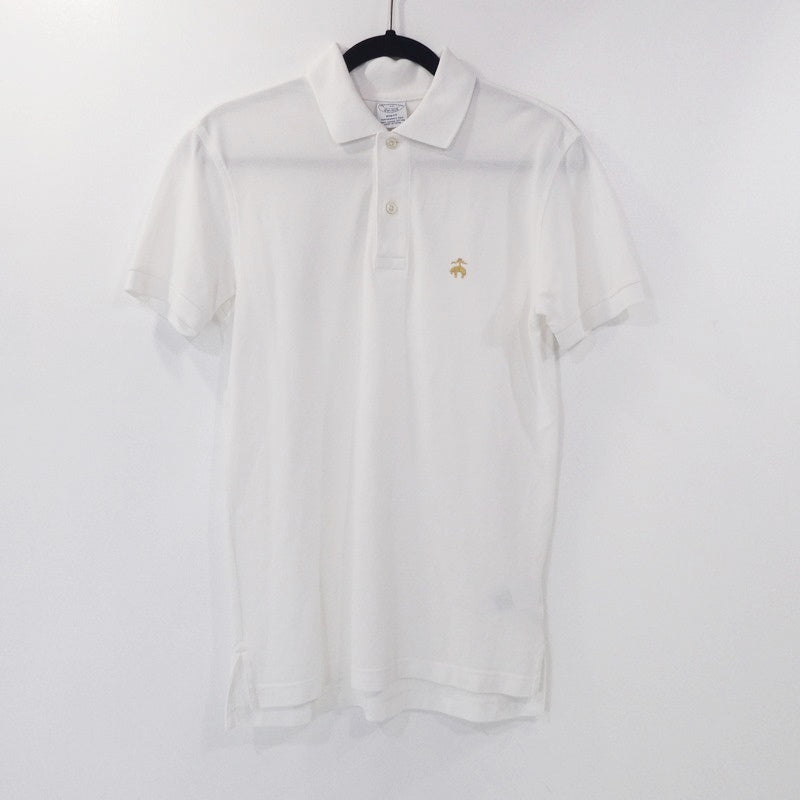 【中古】Brooks Brothers | ブルックスブラザーズ GFスーピマコットンストレッチピケパフォーマンス ポロシャツ 100076745 ホワイト サイズ:XS