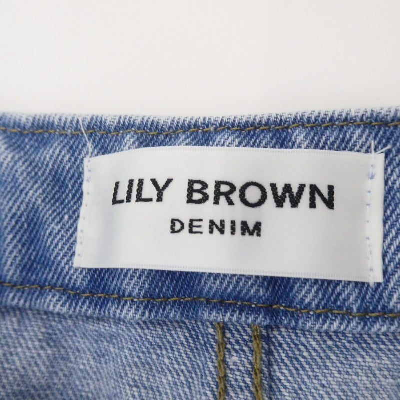 【中古】Lily Brown | リリーブラウン ストレートデニムスカート スカート LWFS241096 インディゴ