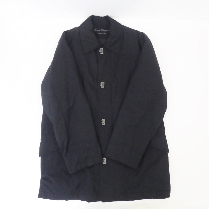 【中古】Salvatore Ferragamo | サルヴァトーレフェラガモ ガンチーニフック その他アウター ブラック サイズ:50
