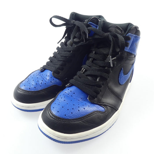 【中古】NIKE | ナイキ AIR JORDAN 1 RETRO スニーカー 555088-007 ブルー 26.5cm