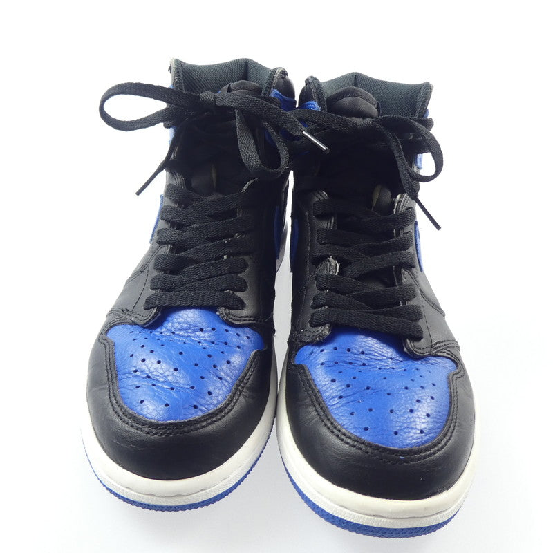 【中古】NIKE | ナイキ AIR JORDAN 1 RETRO スニーカー 555088-007 ブルー 26.5cm