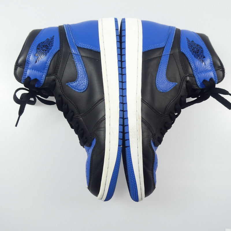 【中古】NIKE | ナイキ AIR JORDAN 1 RETRO スニーカー 555088-007 ブルー 26.5cm