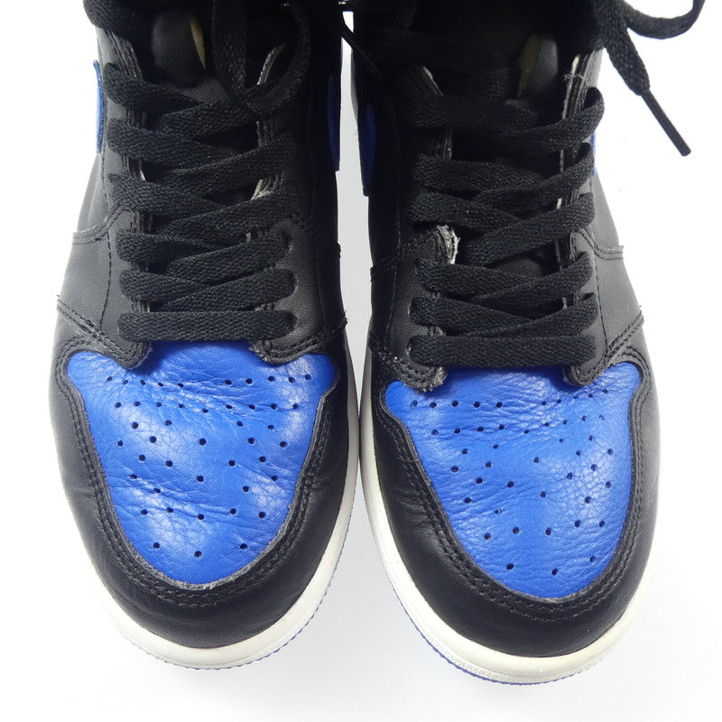 【中古】NIKE | ナイキ AIR JORDAN 1 RETRO スニーカー 555088-007 ブルー 26.5cm